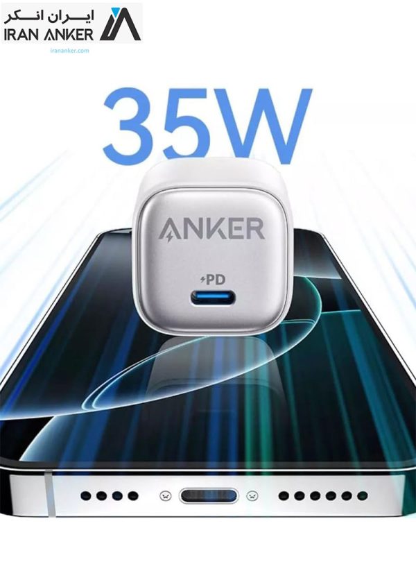 شارژر 35 واتی انکر Anker Zolo PD 35W Charger مدل A2696