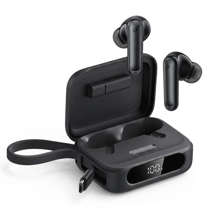 هدفون بی سیم انکر مشکی مدل Soundcore P41i A3937